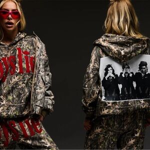 Boys Lie Camouflage Hoodie Manhunt Racer M/L